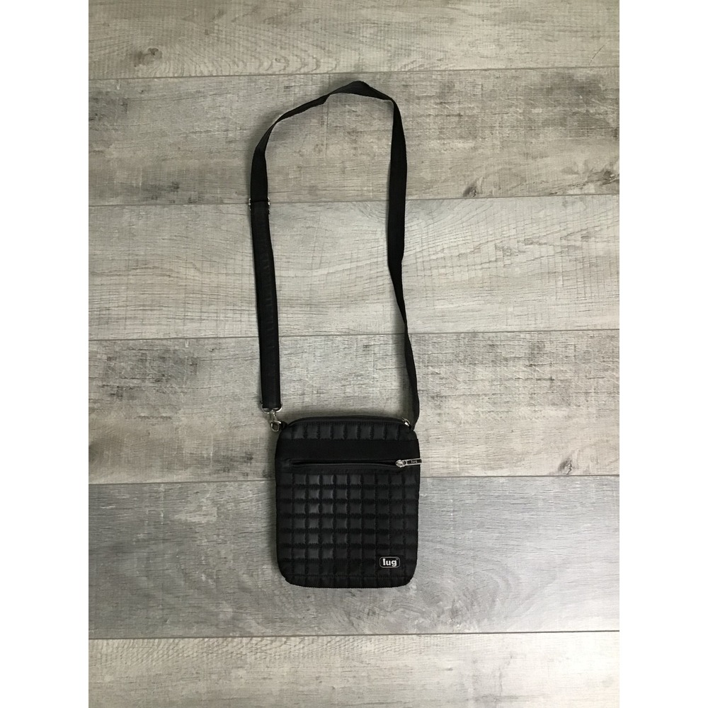 Lug Women's Black Adjustable Strap Skipper Shoulder Pouch Crossbody Bag - Picture 3 of 6